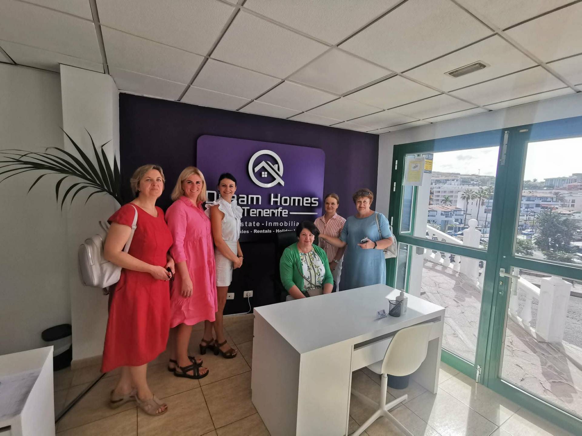 Real estate office visit
